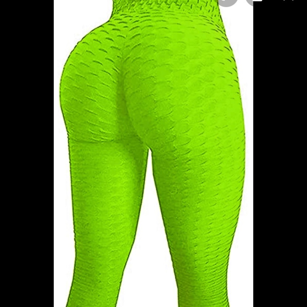 Lime green leggings